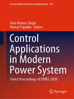 cover image of Control Applications in Modern Power System